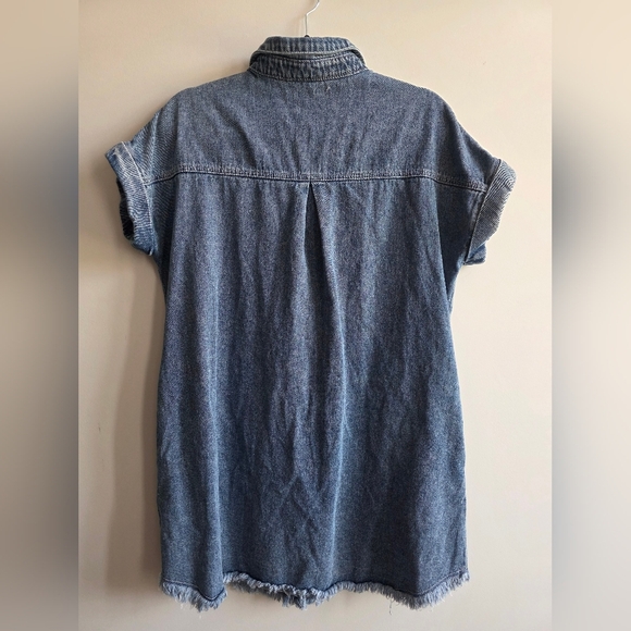 Blue Ivy - Washed Denim Dress - Size Small - Picture 2 of 3